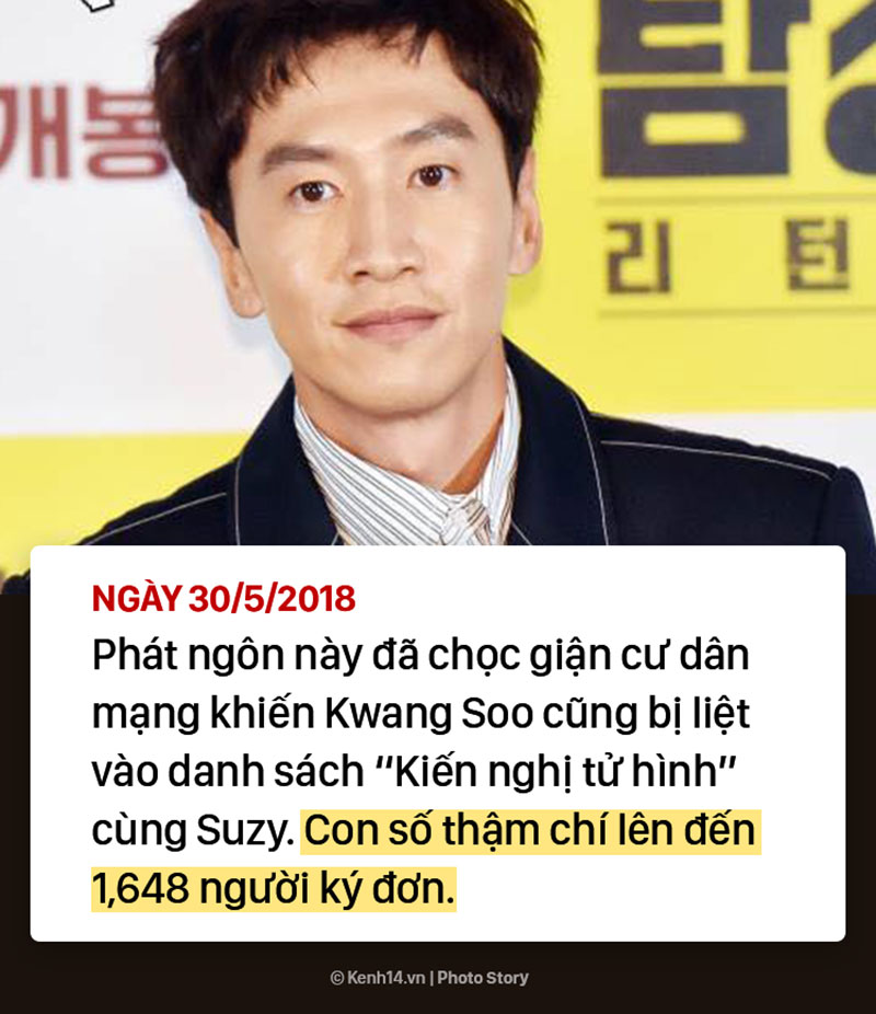 Toàn cảnh vụ việc kiến nghị tử hình không ai hiểu nổi của Kwang Soo và Suzy